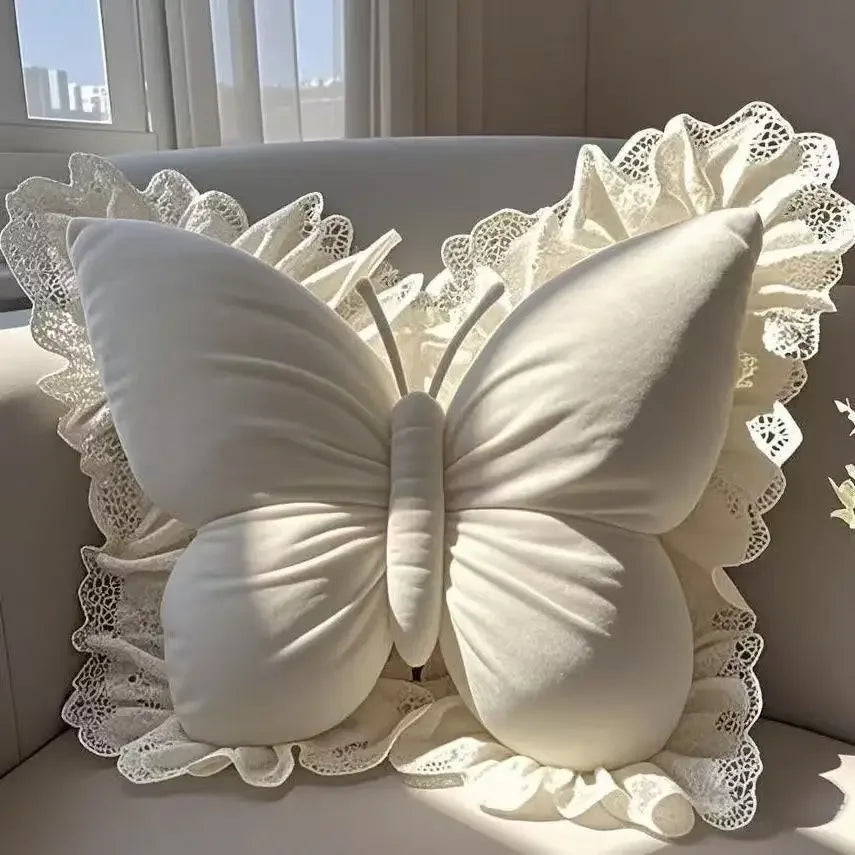 Flutter & Lace Pillow