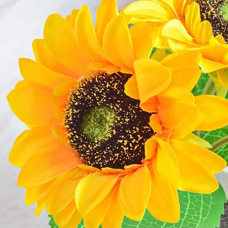 Golden Hour Sunflower Lamp