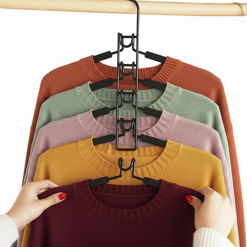 Space Saving Non-Slip Hanger Set